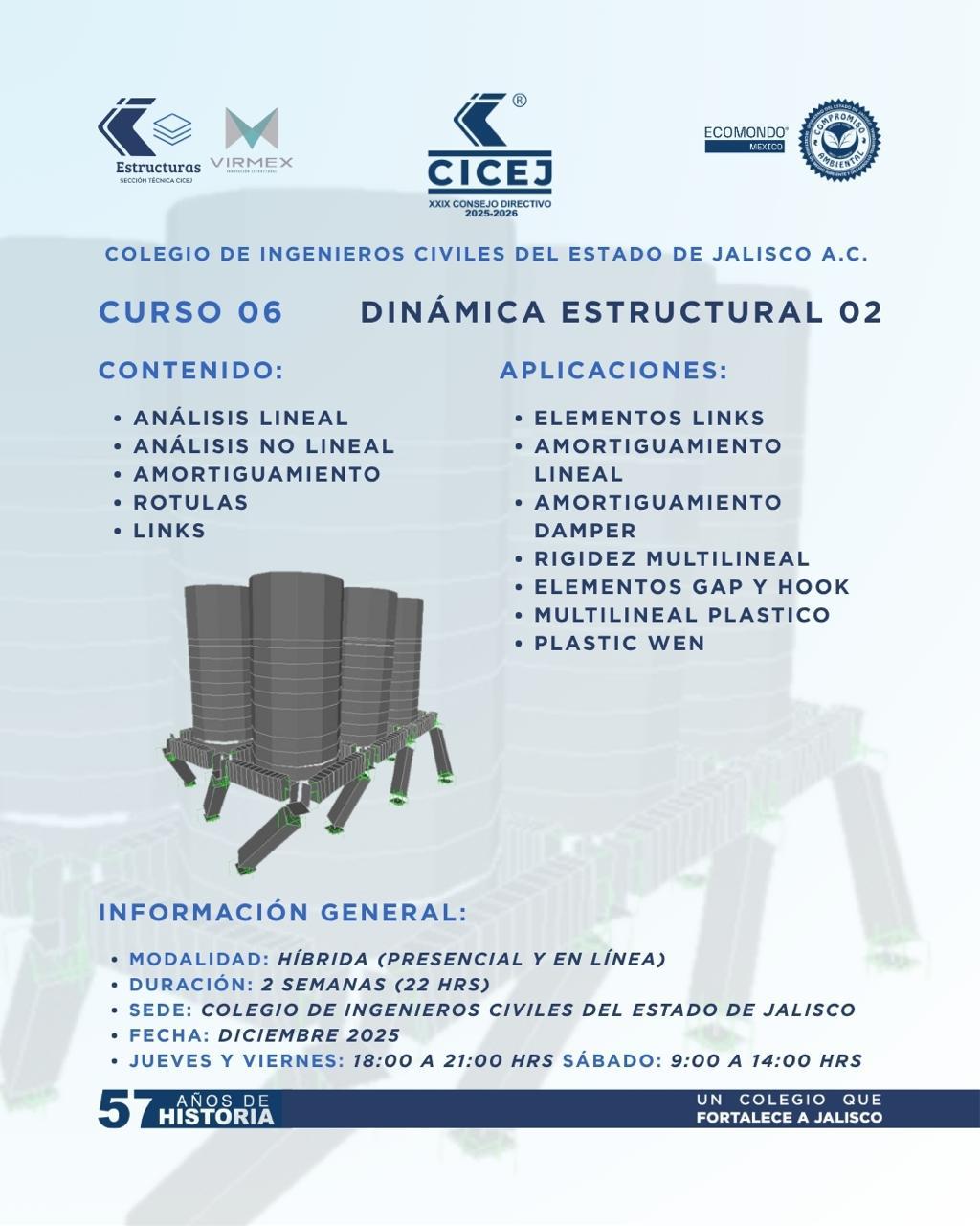 SAP2000 - CURSO 6 - Dinámica Estructural 2