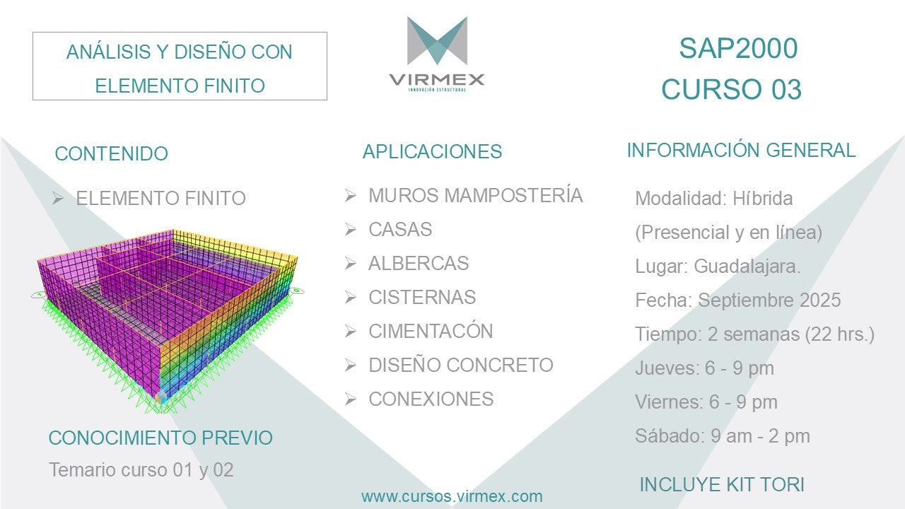 SAP2000 - Curso 03 - Análisis y diseño con elemento finito