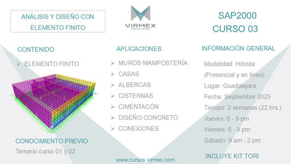 SAP2000 - Curso 03 - Análisis y diseño con elemento finito