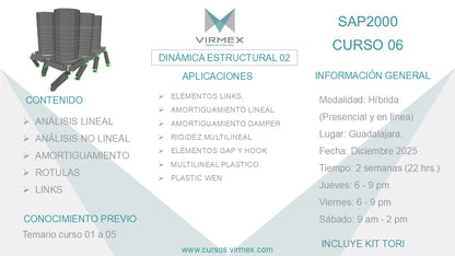 SAP2000 - CURSO 6 - Dinámica Estructural 2