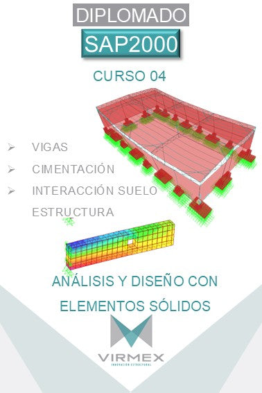 SAP2000 - CURSO 4 - Análisis y diseño con elementos sólidos
